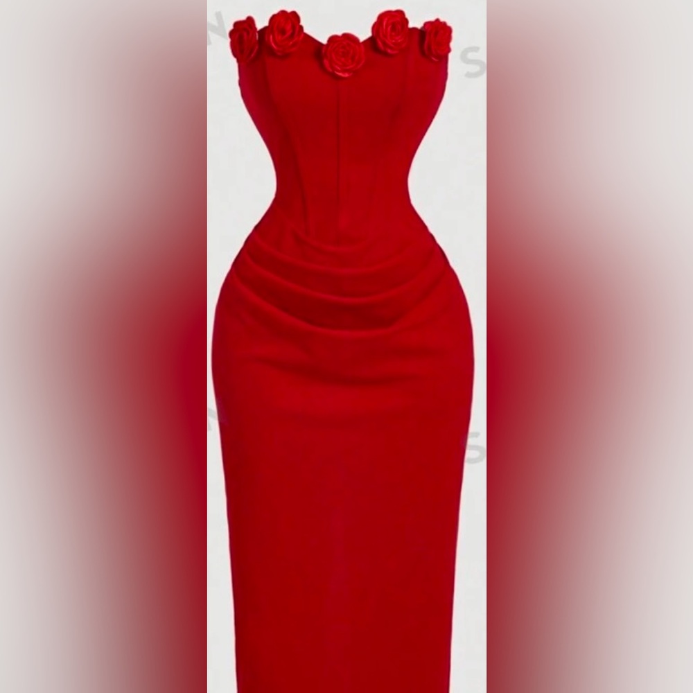 Sexy red night on the town dress